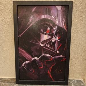 Poster - Star Wars, Darth Vader, 12 x 18 inch Gel-Coated Framed Poster (NEW)